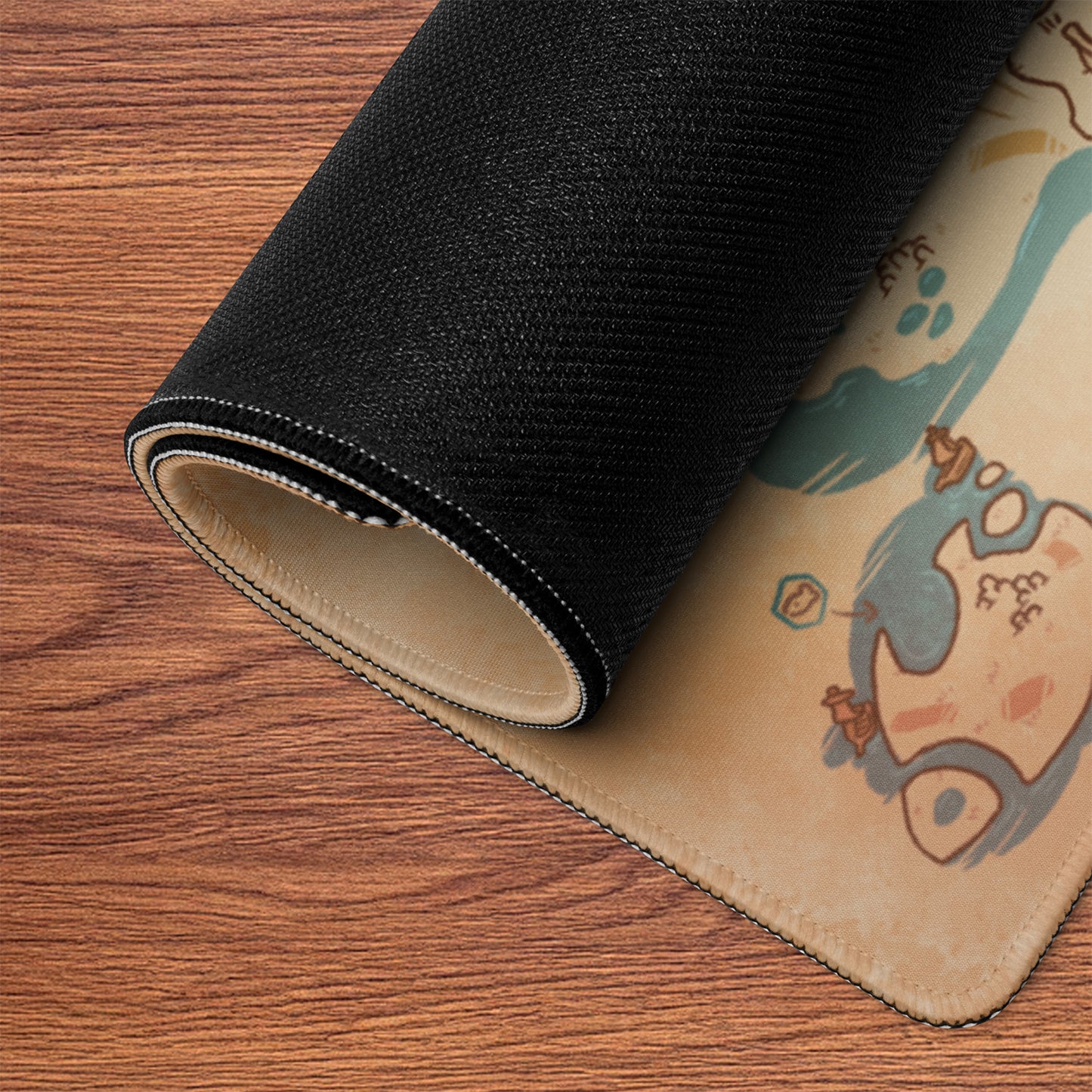 Frontier World Map Desk Mat - BTD6 (90cm x 45cm)