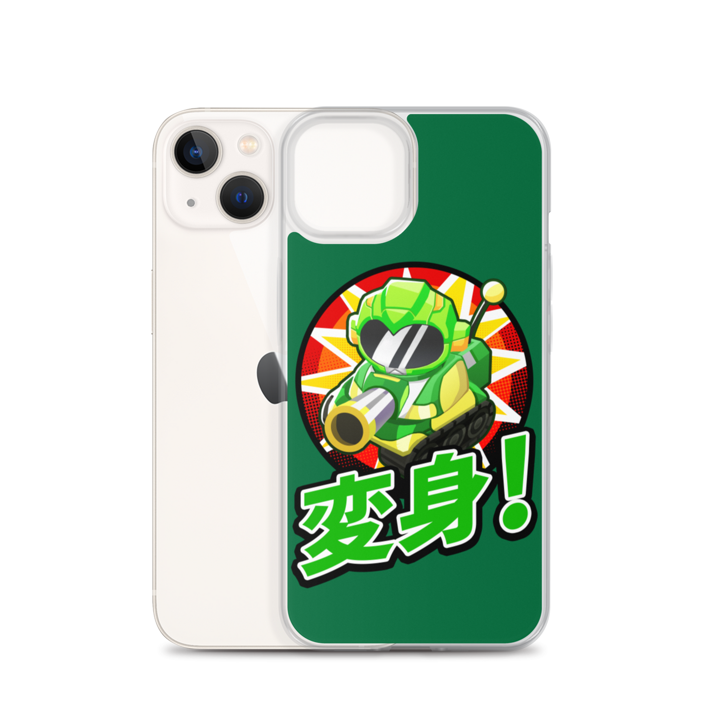 Sentai Churchill 変形 Transform! iPhone Case