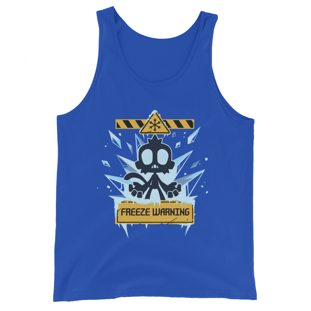 Freeze Warning Tank Top (Unisex)