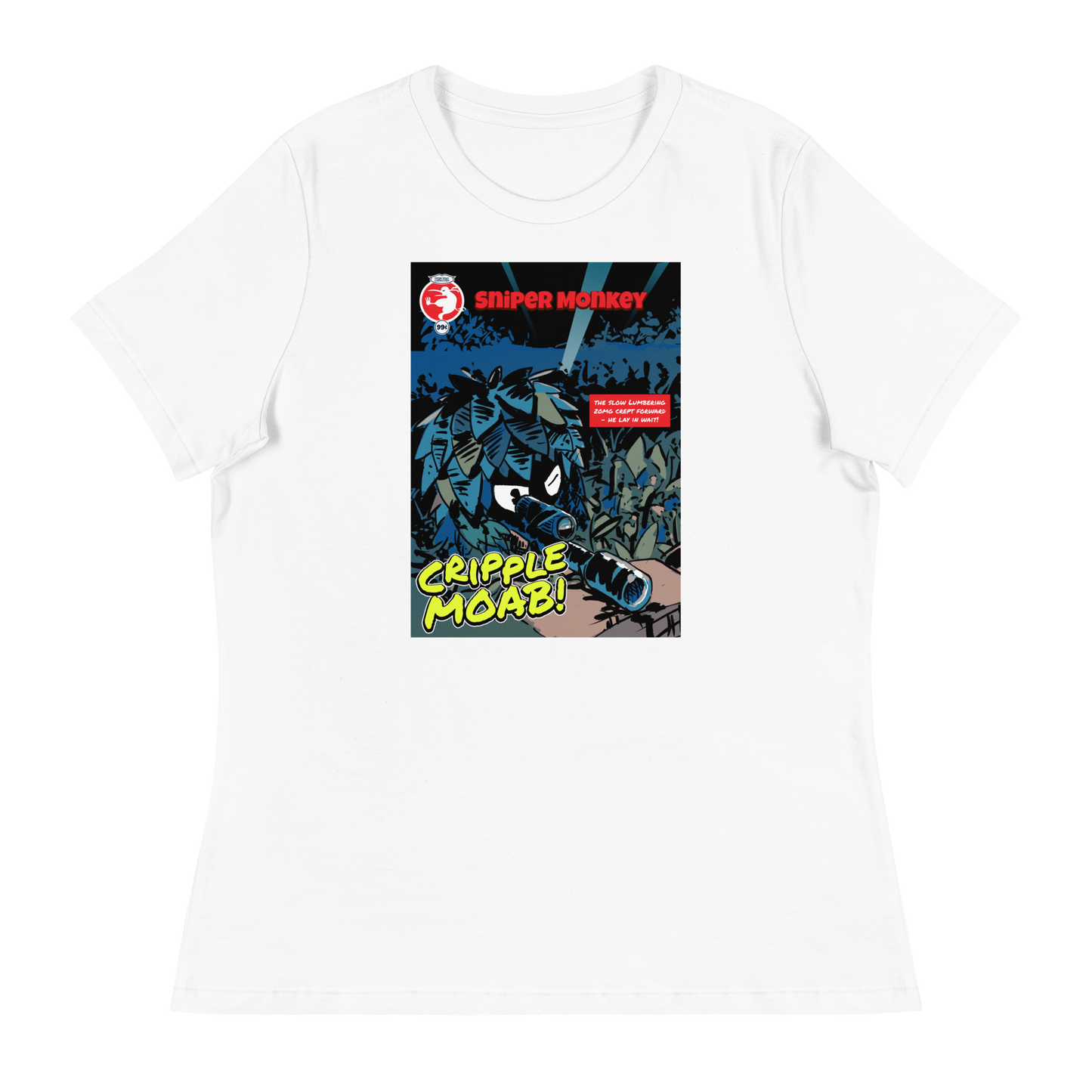 Sniper Monkey - Cripple MOAB Shirt (Women's)