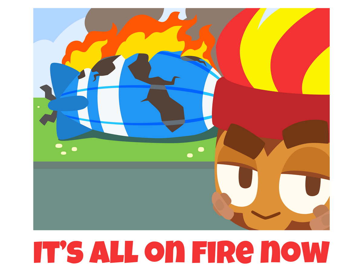 It's All On Fire Now Ninja Kiwi Store