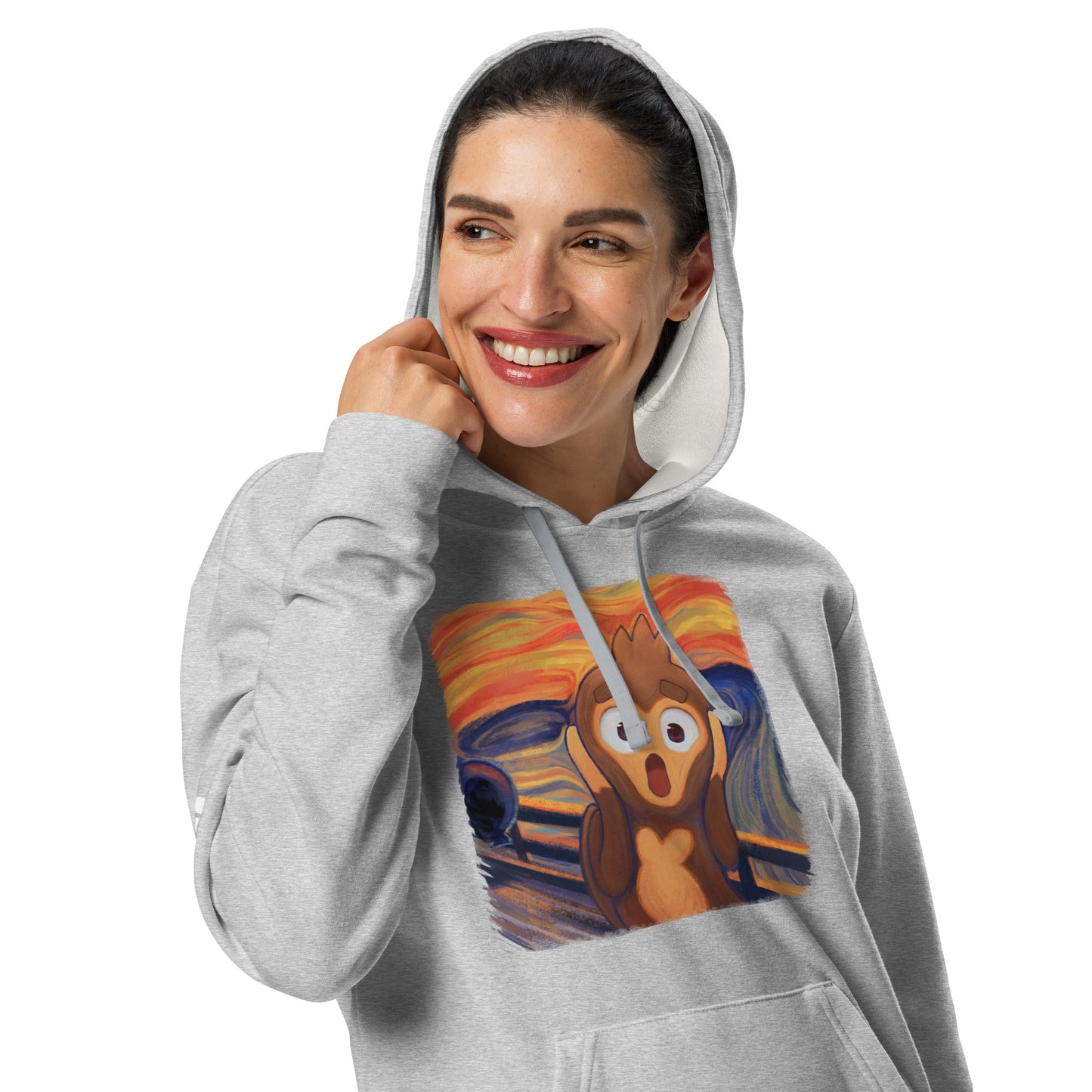 Screaming Monkey Premium Fleece Hoodie - Adidas (Unisex)