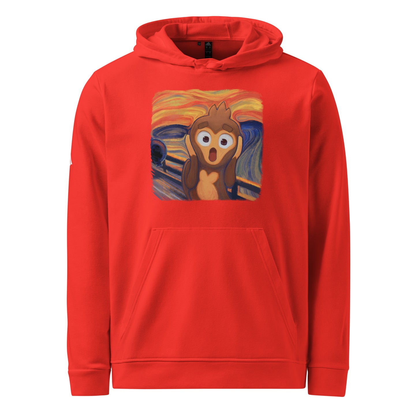 Screaming Monkey Premium Fleece Hoodie - Adidas (Unisex)