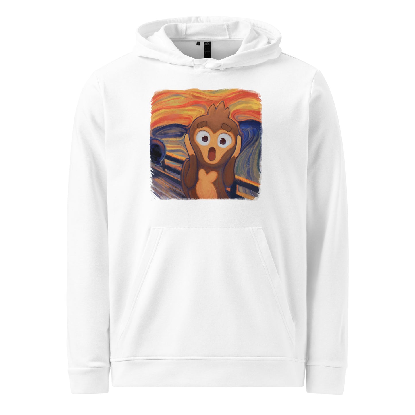 Screaming Monkey Premium Fleece Hoodie - Adidas (Unisex)