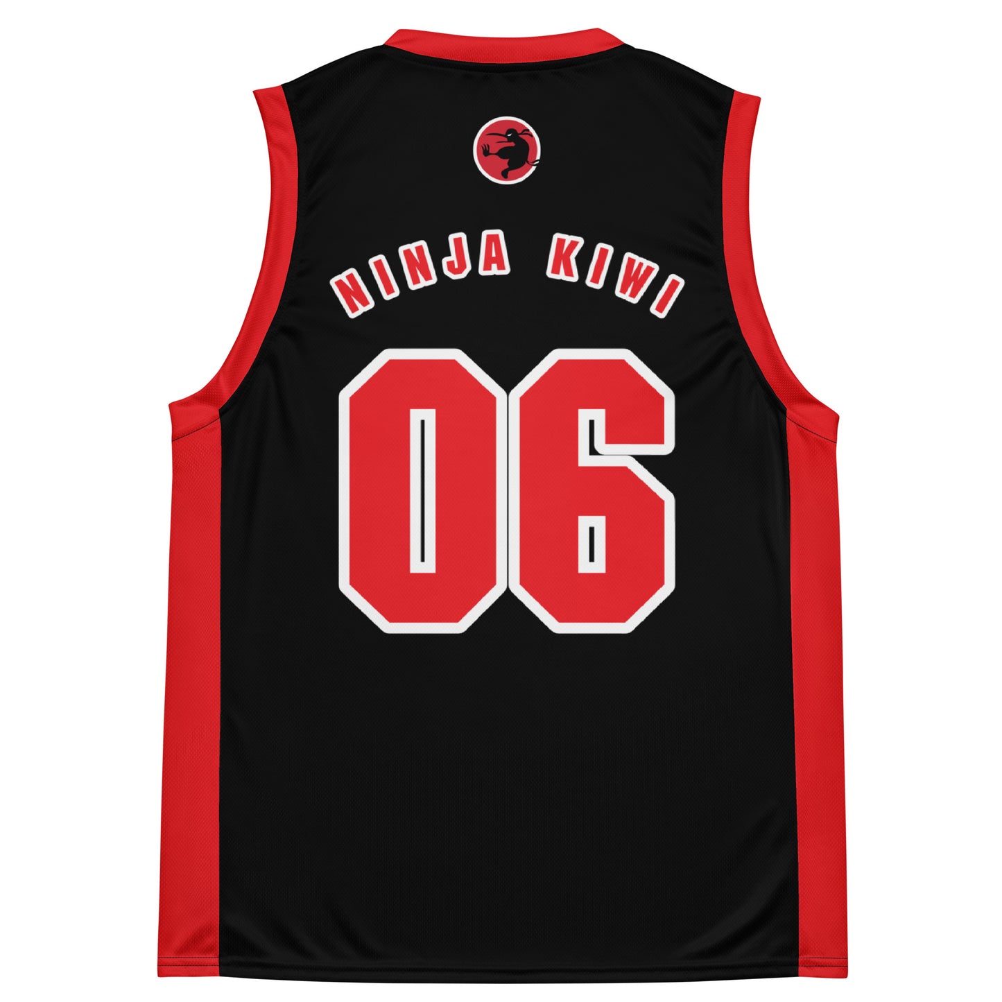 Ninja Kiwi Logo - Basketball Jersey (Unisex)