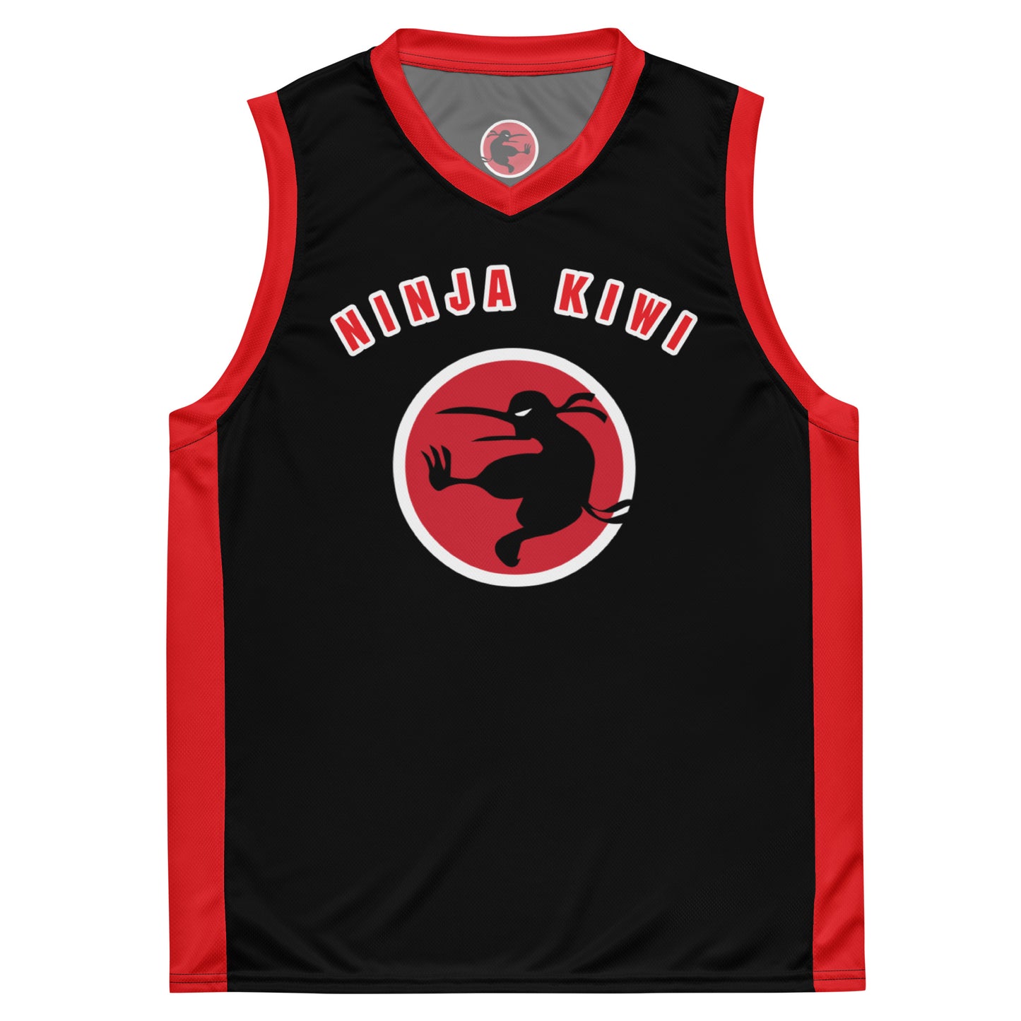 Ninja Kiwi Logo - Basketball Jersey (Unisex)