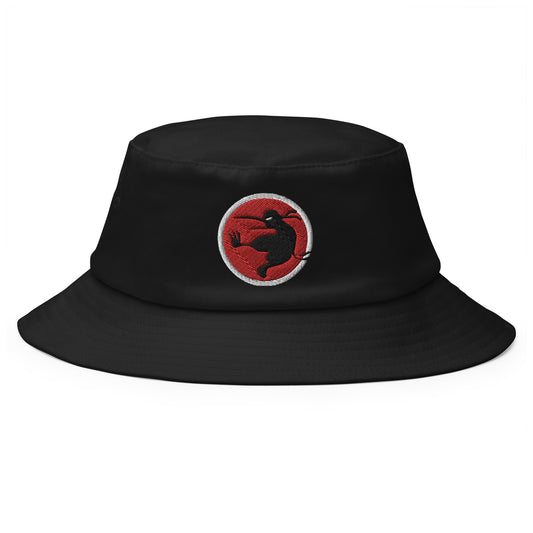 Ninja Kiwi Logo Bucket Hat (Flexifit)