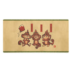 Three Wise Monkeys Desk Mat (V.1)