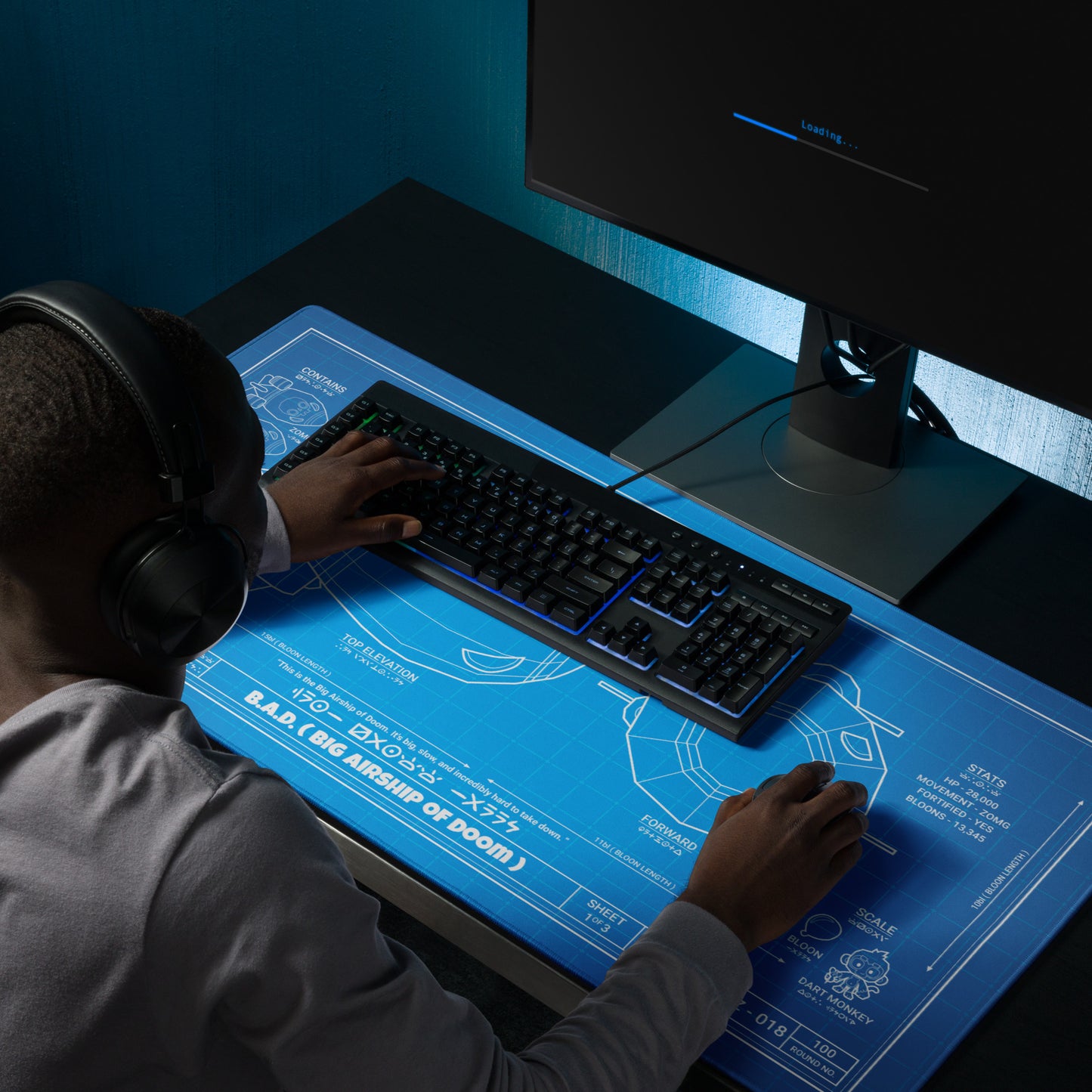 The B.A.D. Desk Mat (90cm x 45cm)