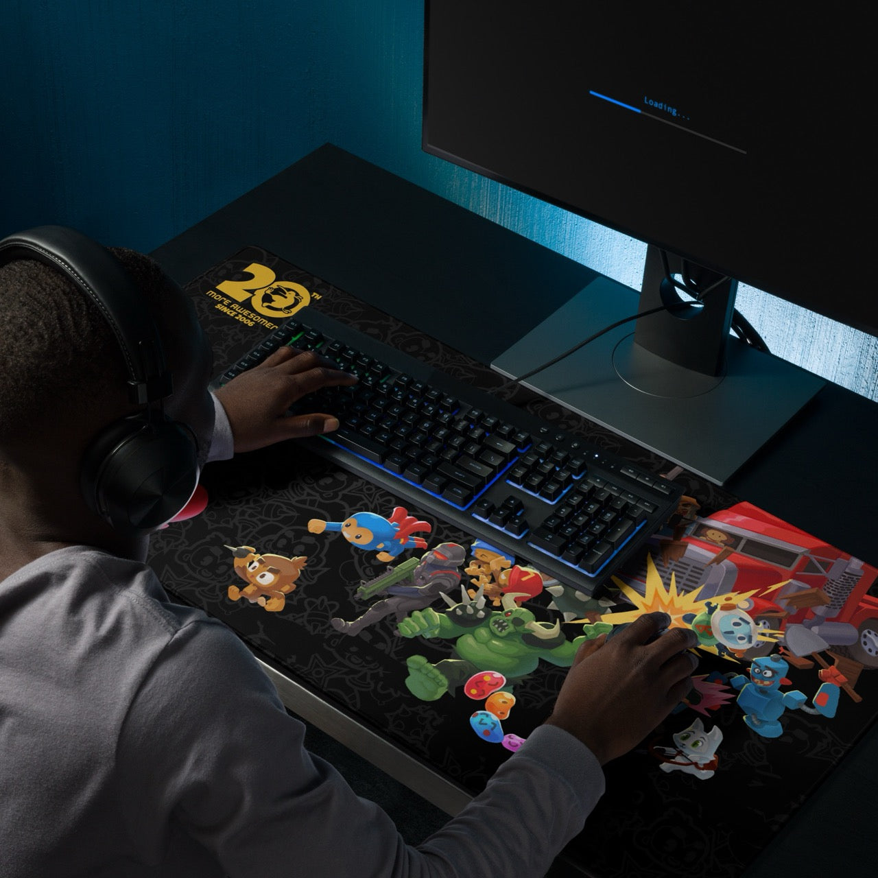 NK 20th Anniversary Gaming Desk Mat (90cm x 45cm)
