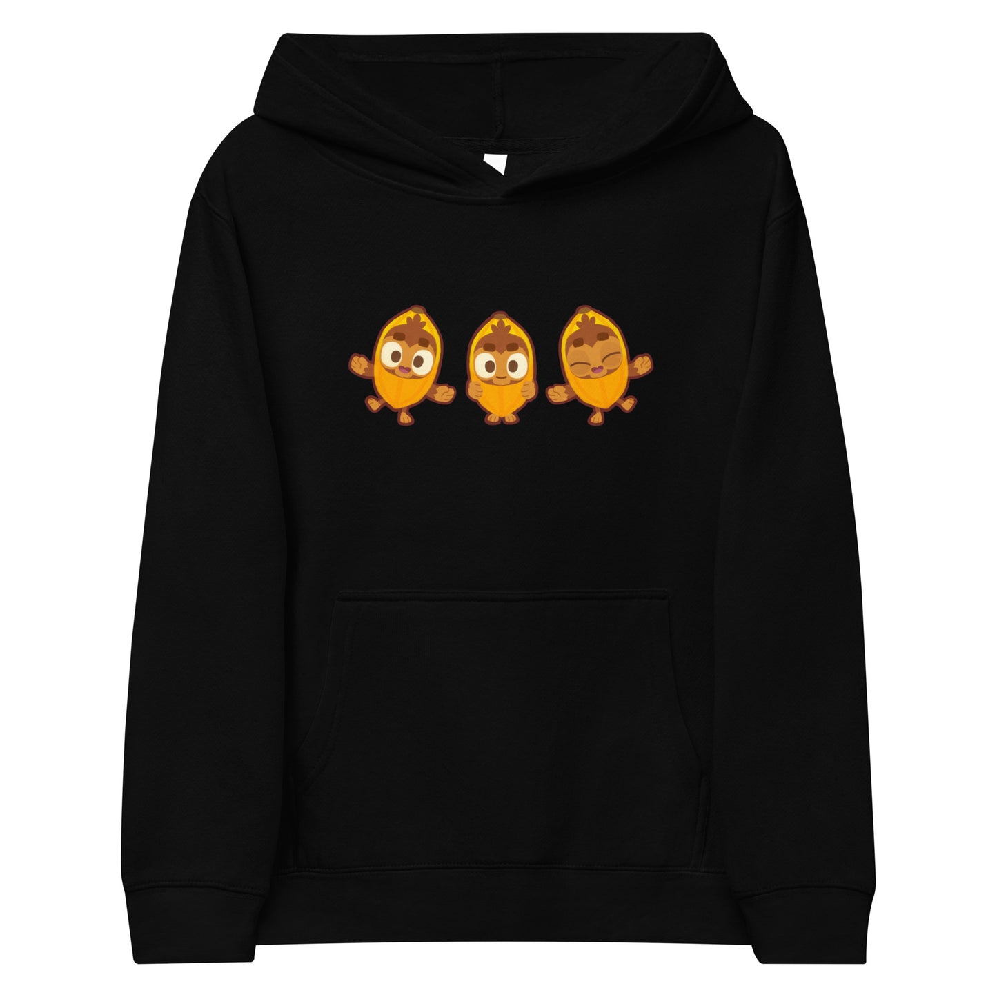 Banana Monkey Fleece Hoodie (Kids/Youth)