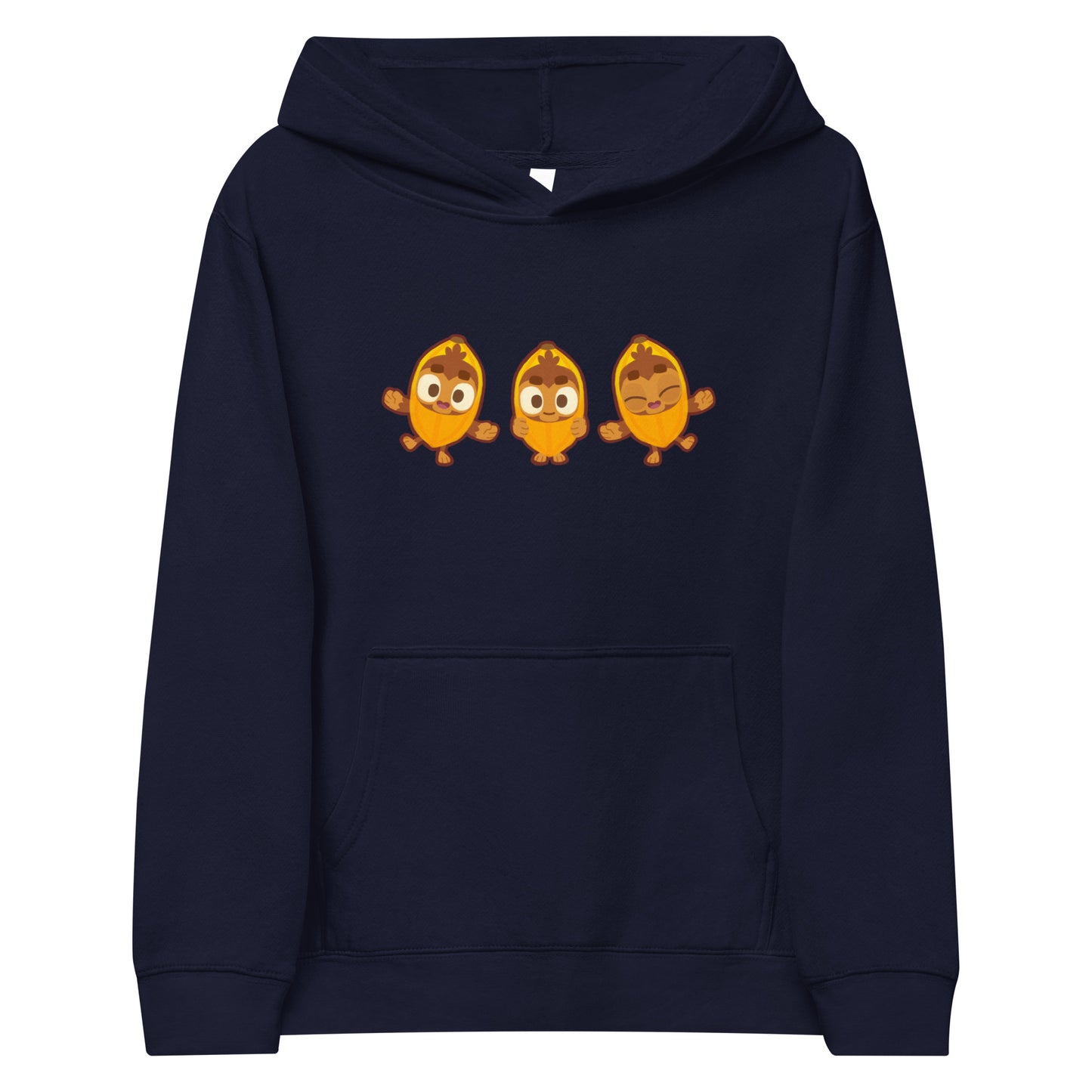 Banana Monkey Fleece Hoodie (Kids/Youth)