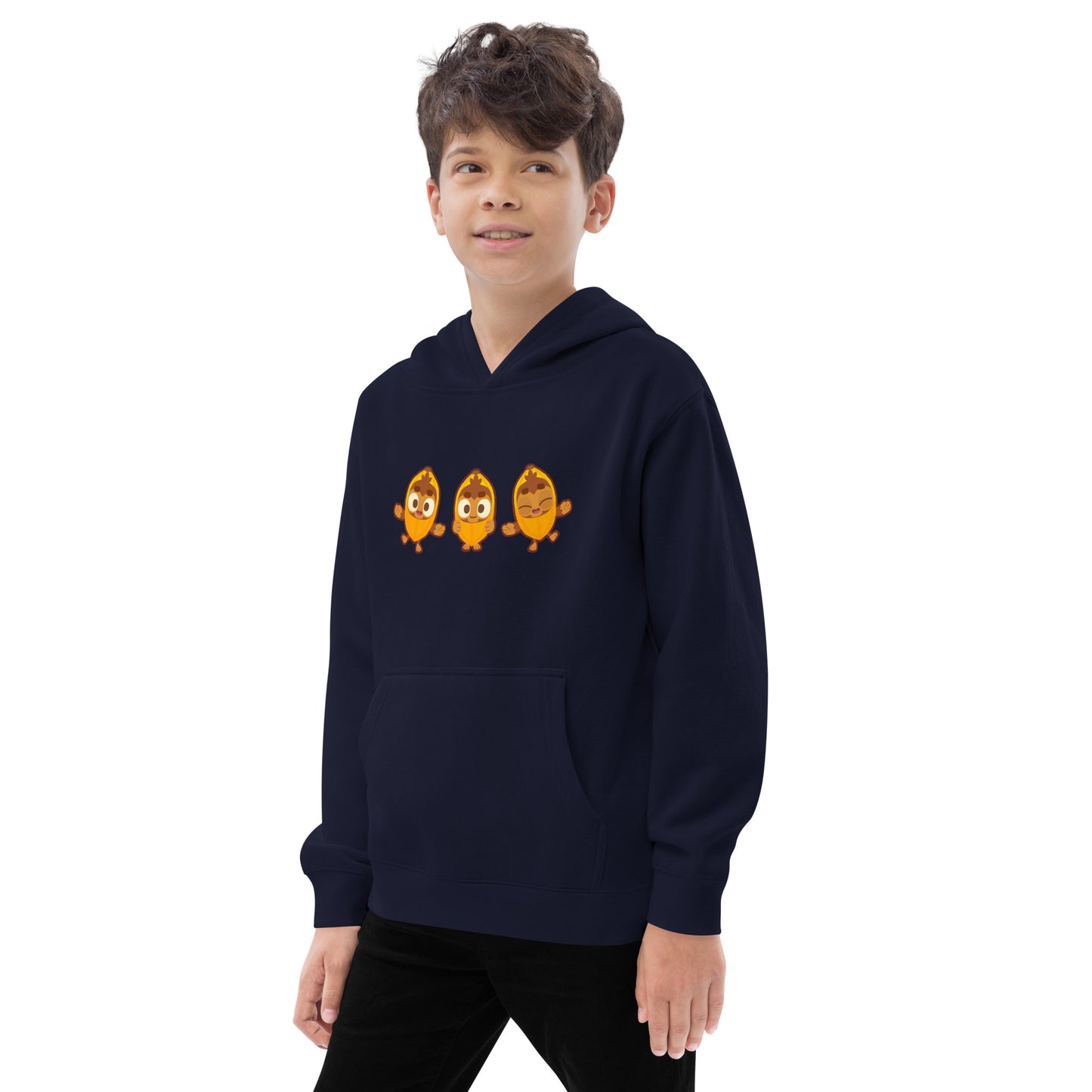 Banana Monkey Fleece Hoodie (Kids/Youth)