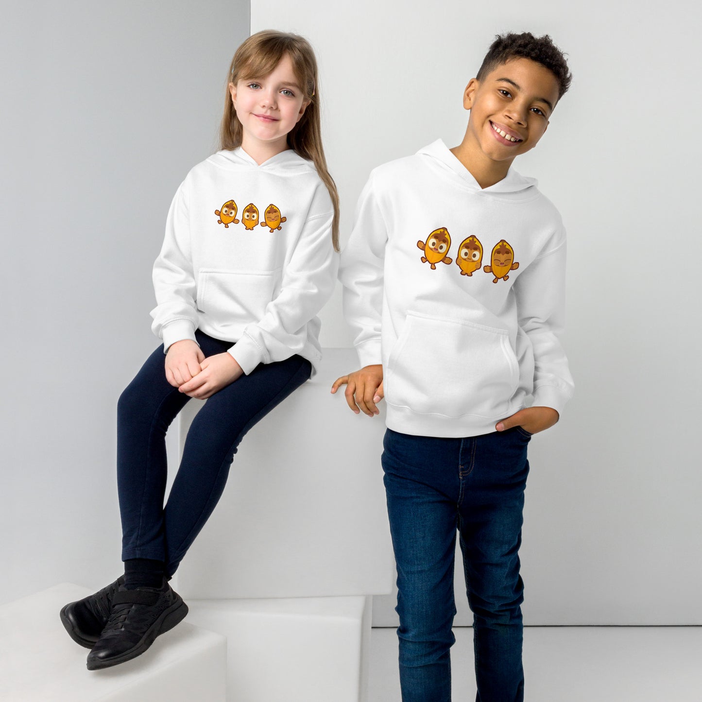 Banana Monkey Fleece Hoodie (Kids/Youth)