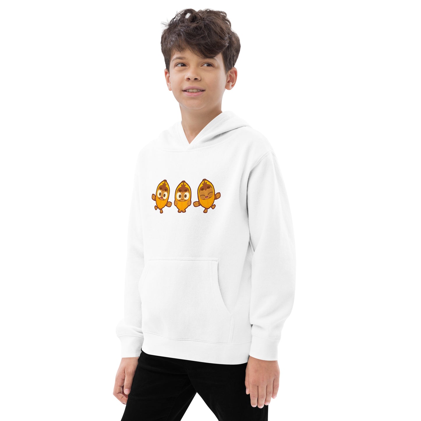 Banana Monkey Fleece Hoodie (Kids/Youth)