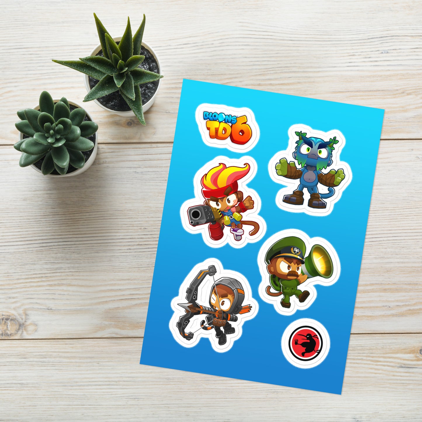 BTD6 Heroes Sticker Sheet 1