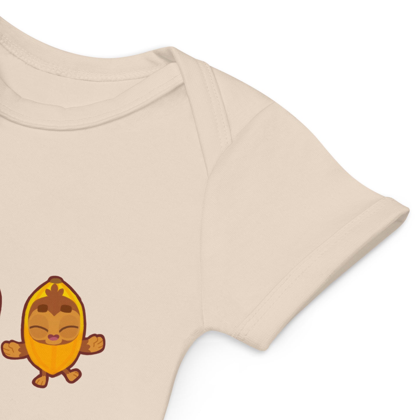 Banana Monkey Baby Bodysuit - Organic Cotton