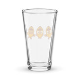 Banana Monkey Shaker Pint Glass