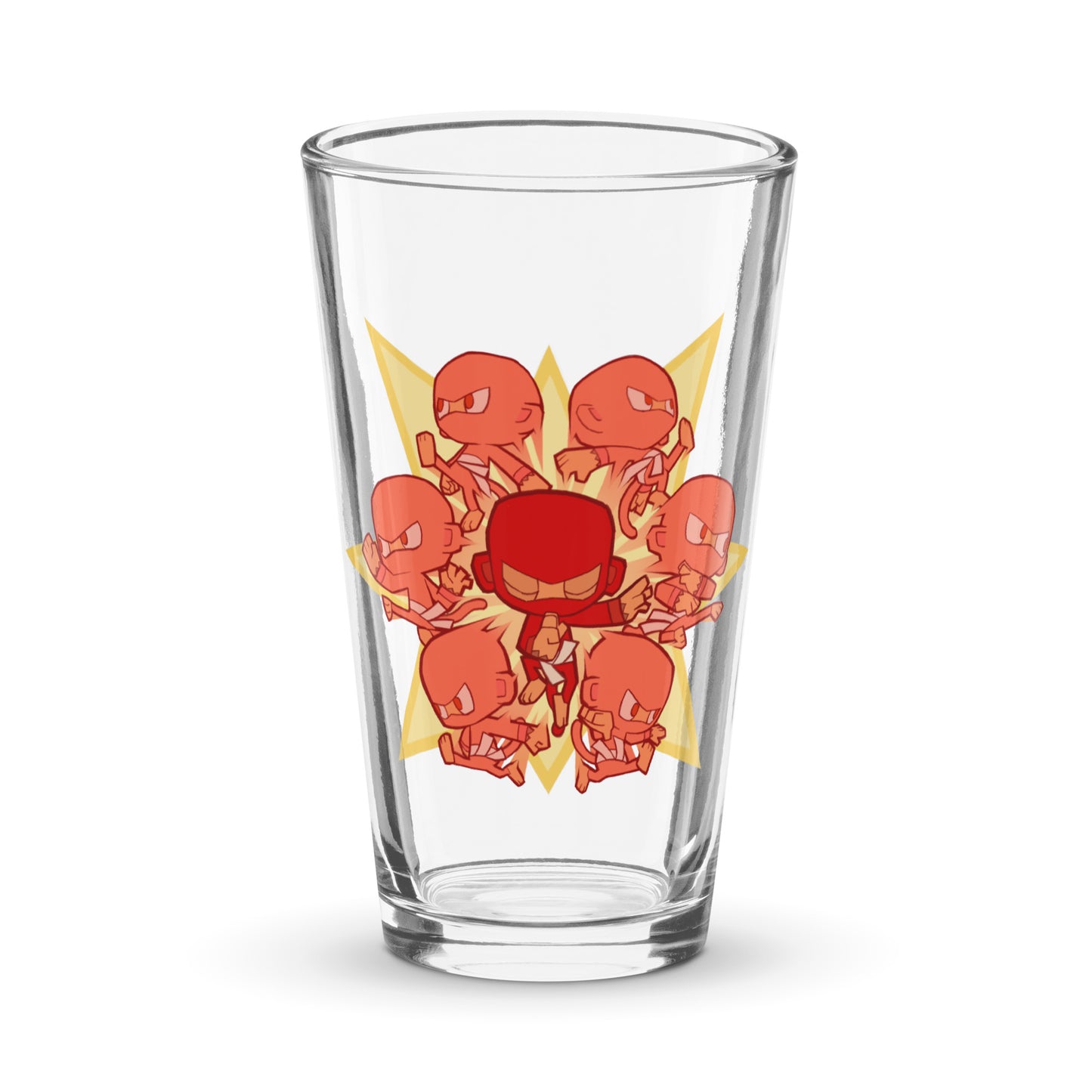 Ninja Monkey Shaker Pint Glass