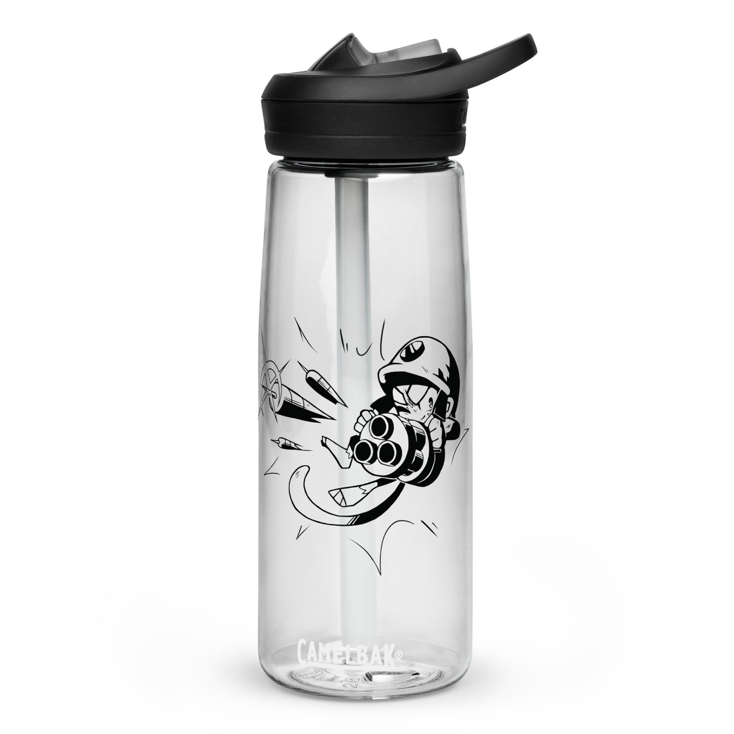 Comic Style Dartling Gunner Water Bottle | CamelBak Eddy®+