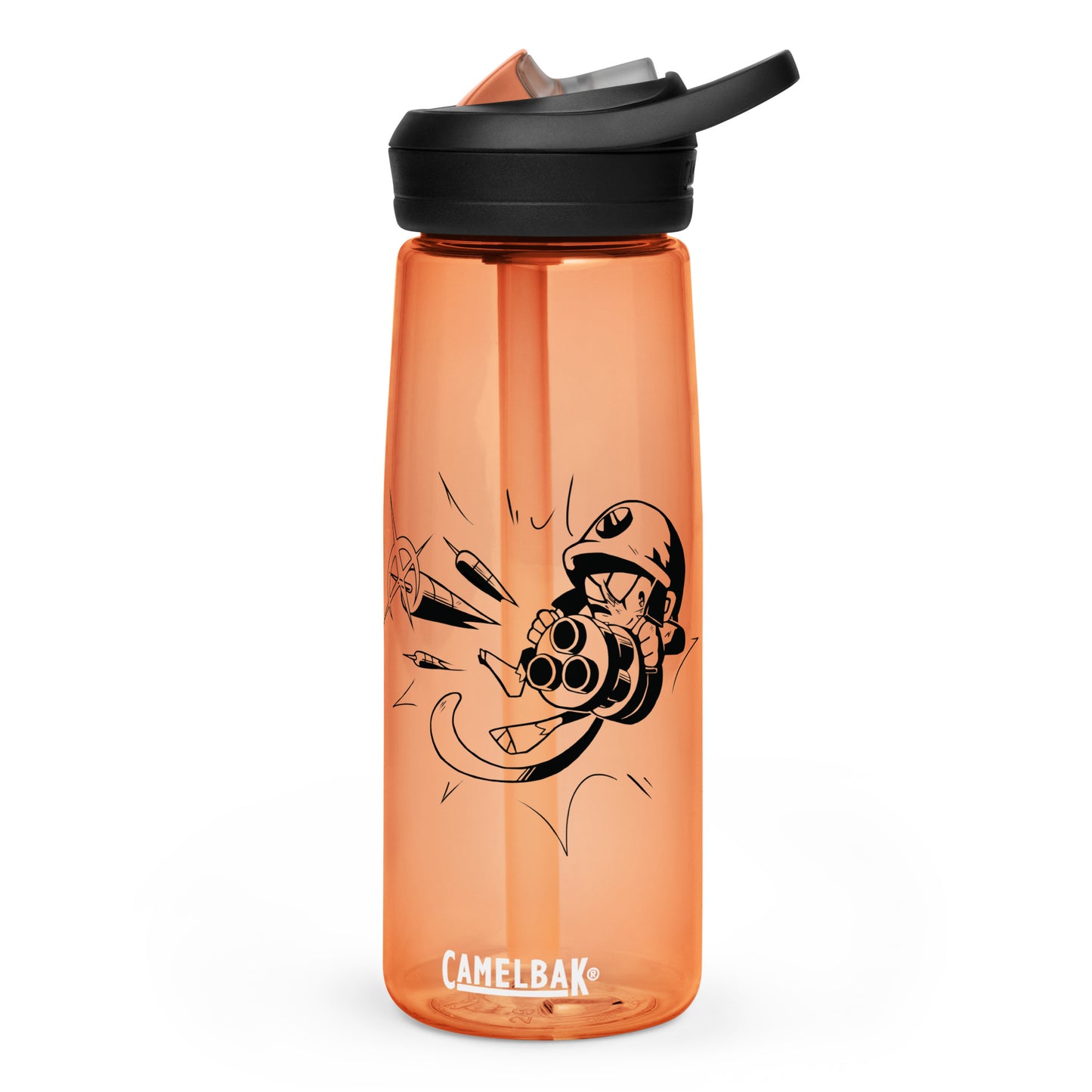 Comic Style Dartling Gunner Water Bottle | CamelBak Eddy®+