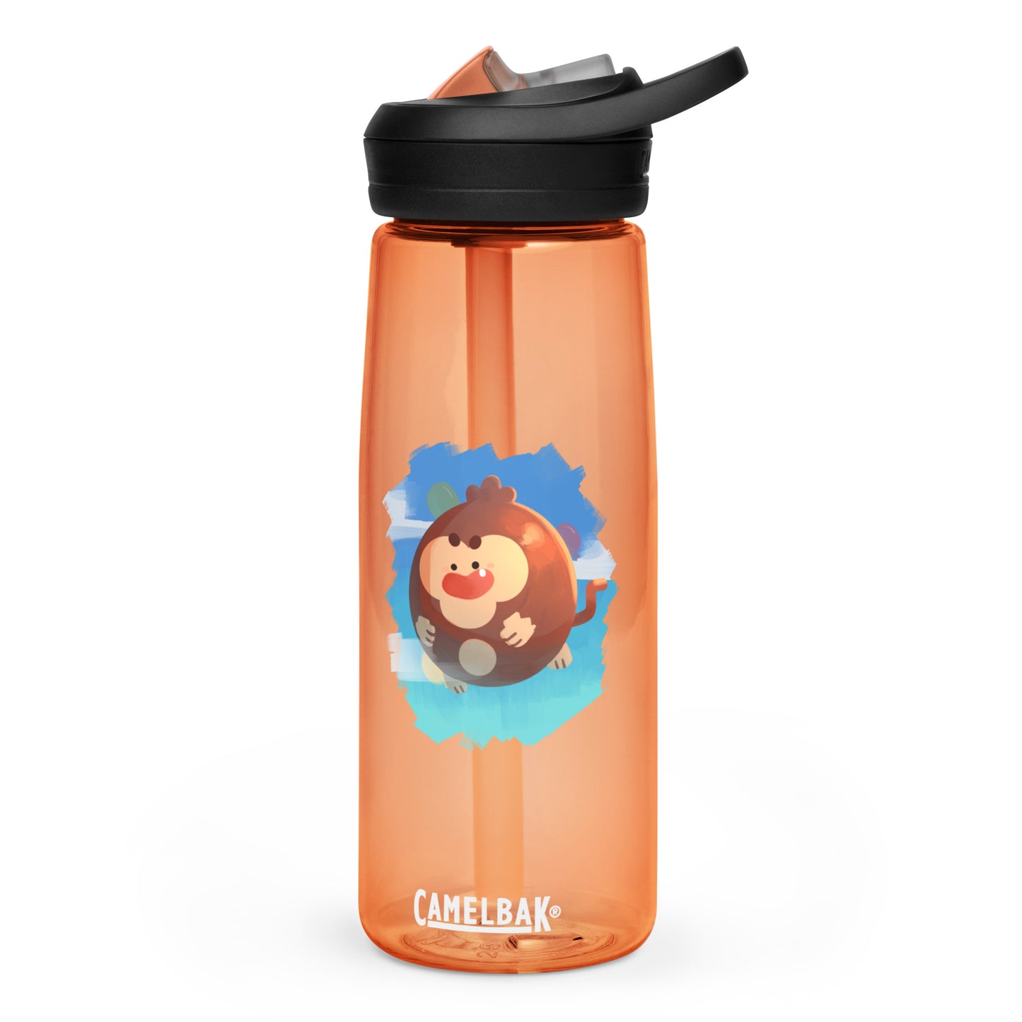 Round Monkey Sports Water Bottle | CamelBak Eddy®+