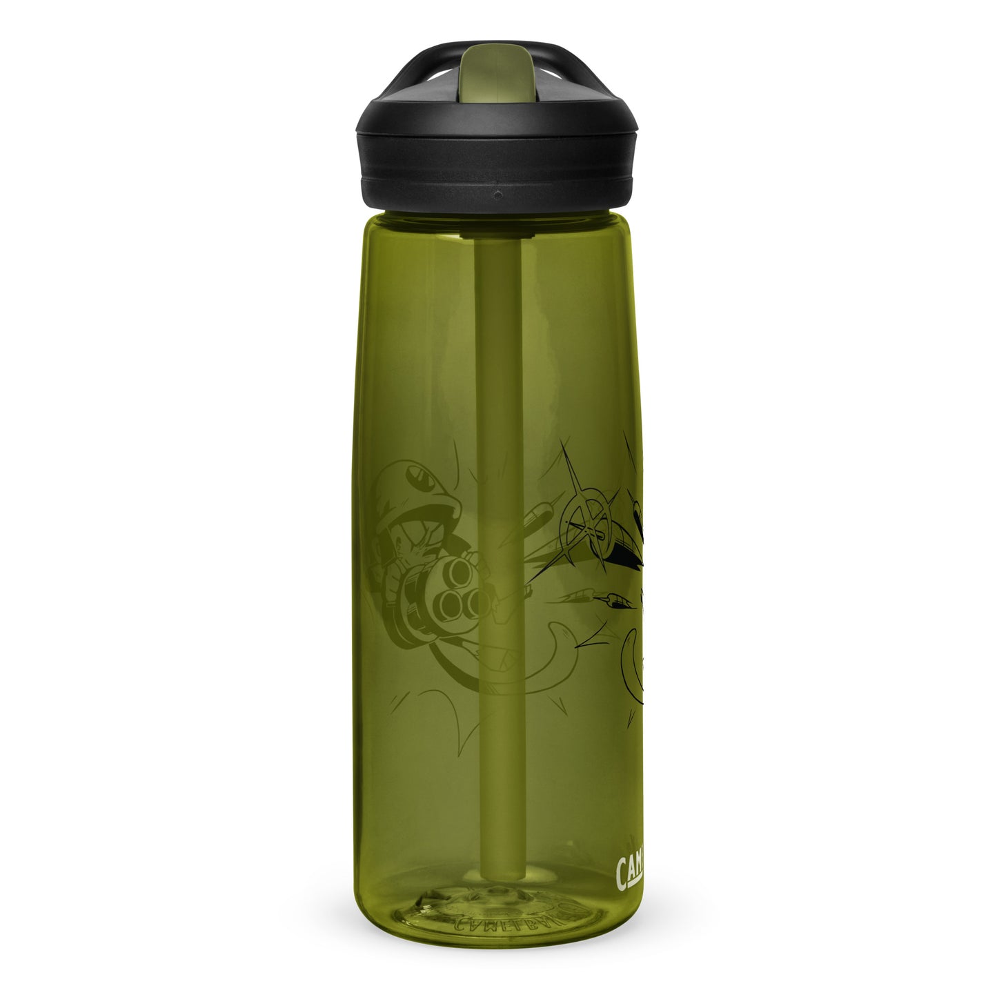 Comic Style Dartling Gunner Water Bottle | CamelBak Eddy®+