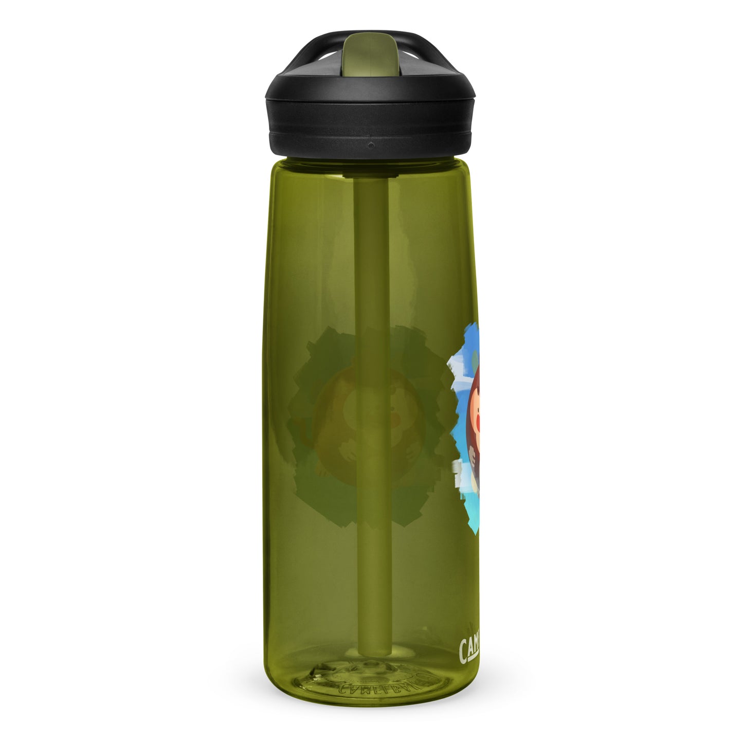 Round Monkey Sports Water Bottle | CamelBak Eddy®+