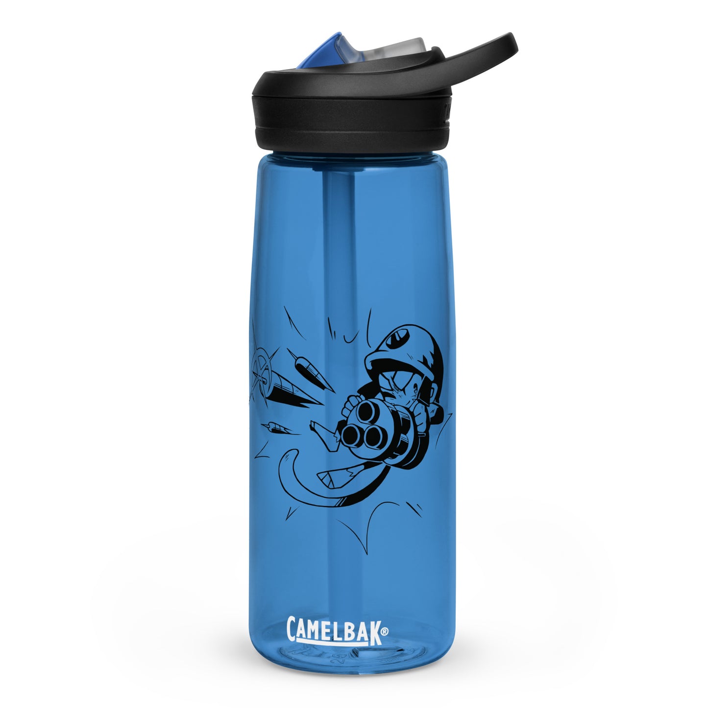 Comic Style Dartling Gunner Water Bottle | CamelBak Eddy®+