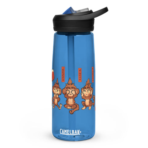 Three Wise Monkeys Sports Water Bottle | CamelBak Eddy®+