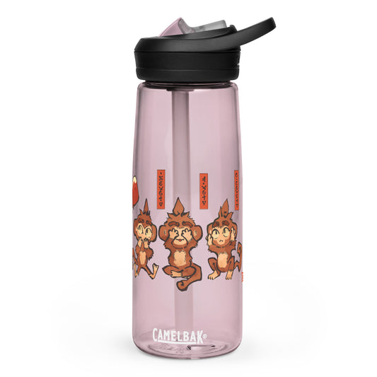 Three Wise Monkeys Sports Water Bottle | CamelBak Eddy®+