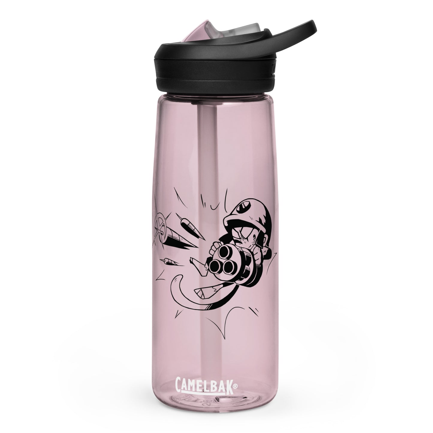 Comic Style Dartling Gunner Water Bottle | CamelBak Eddy®+