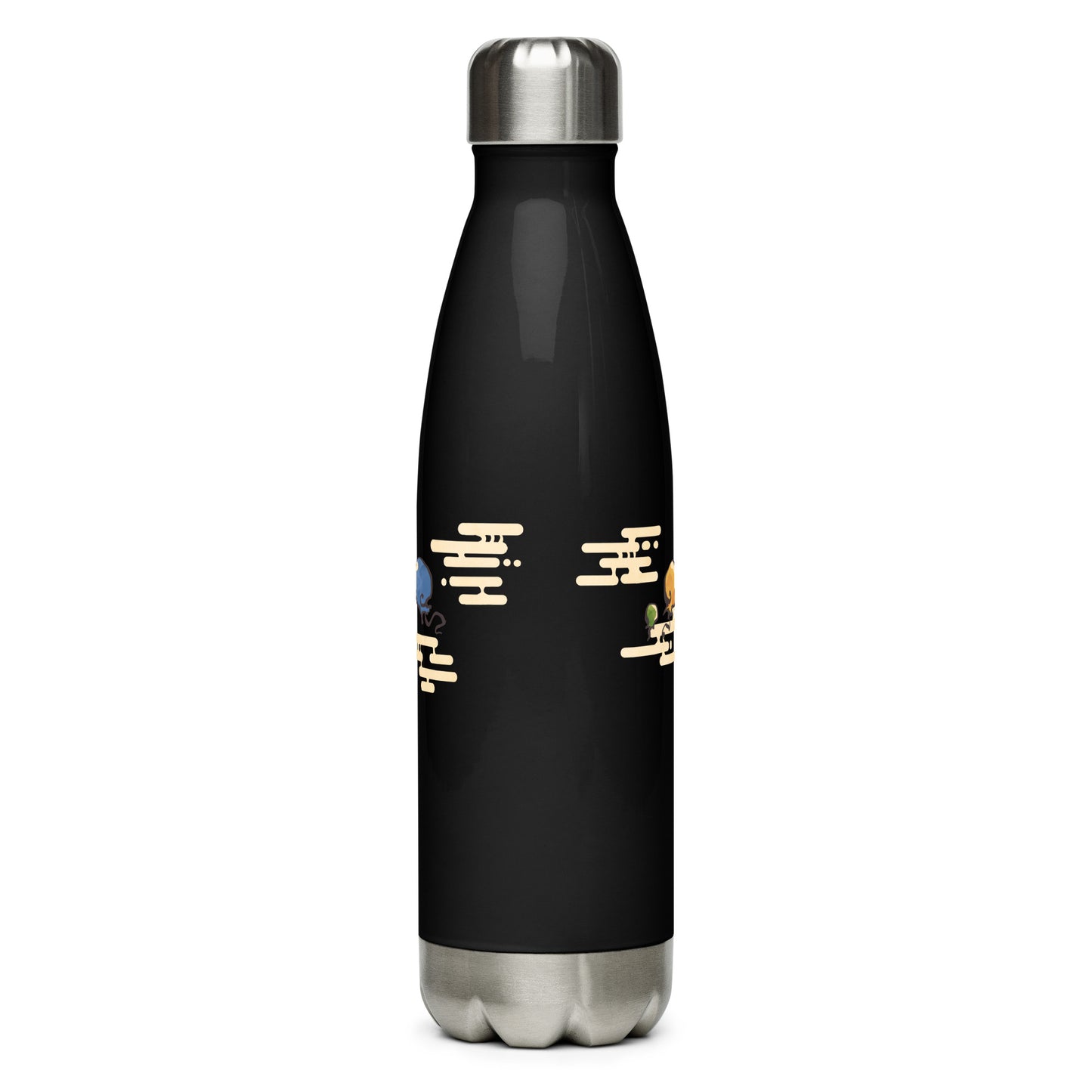 Three Wise Monkeys Stainless Steel Water Bottle