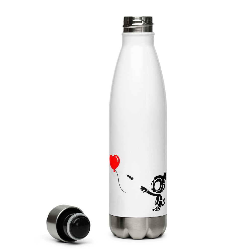 Monkey With Bloon Stainless Steel Water Bottle