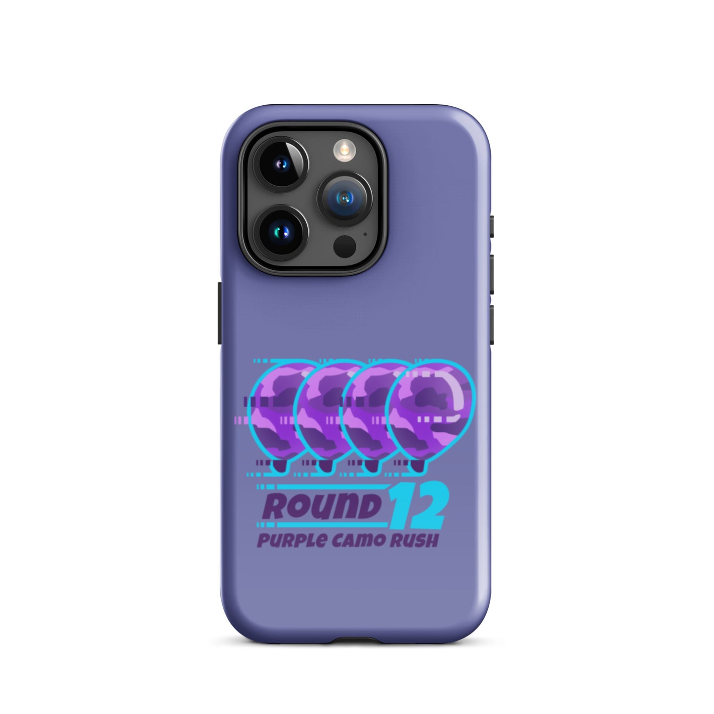 Purple Camo Rush iPhone Case (Tough)