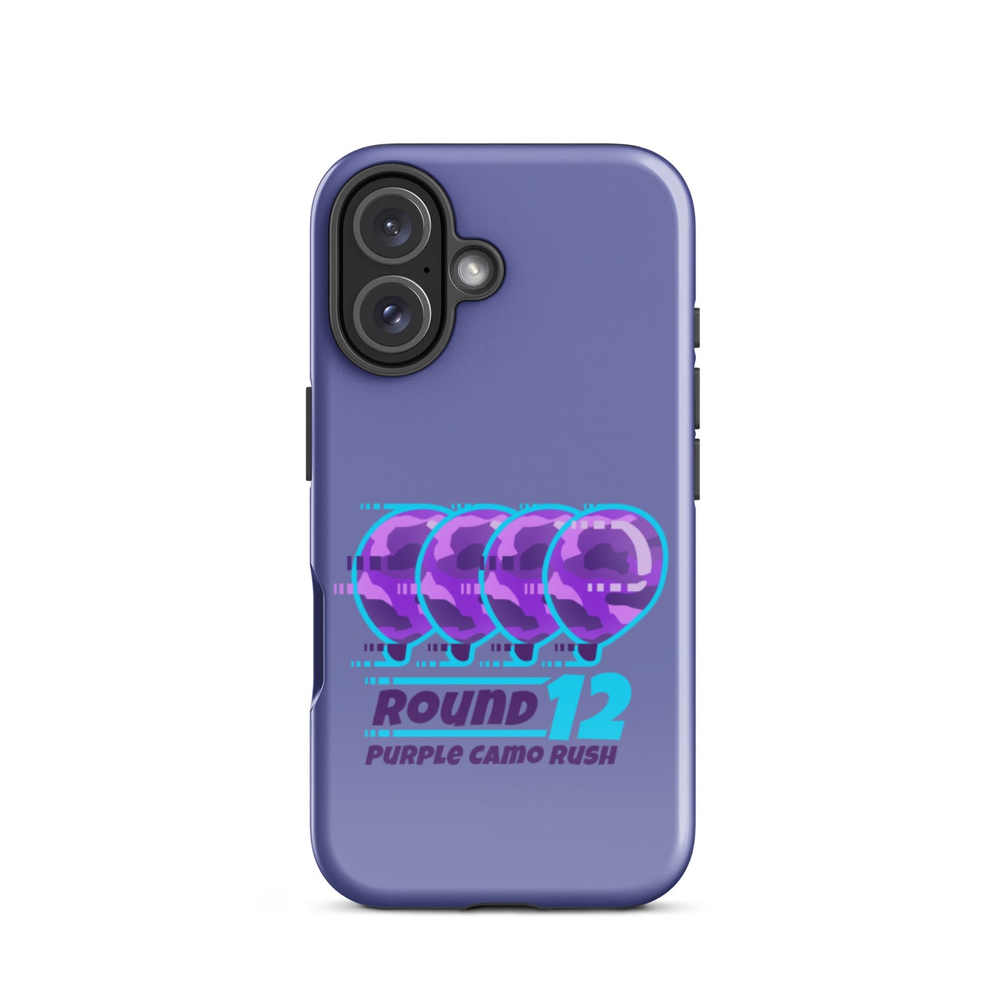 Purple Camo Rush iPhone Case (Tough)