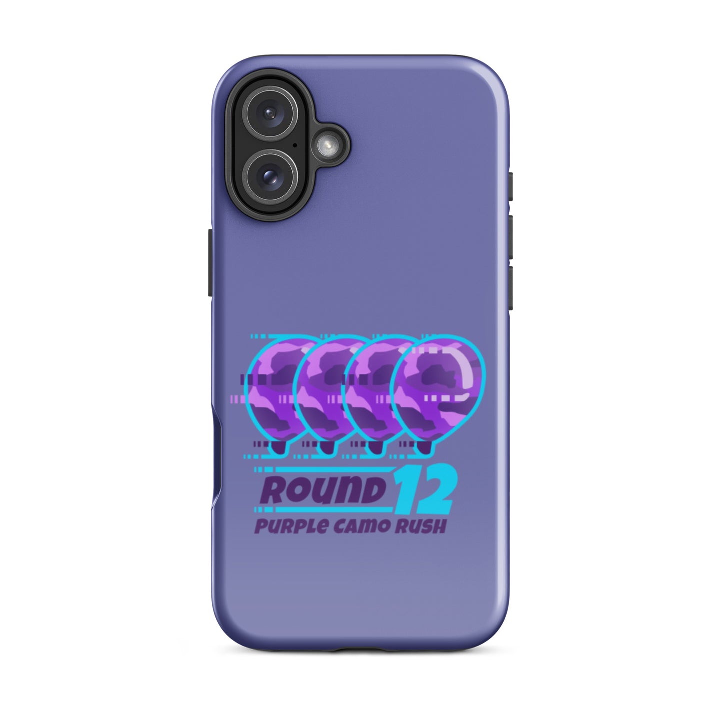 Purple Camo Rush iPhone Case (Tough)