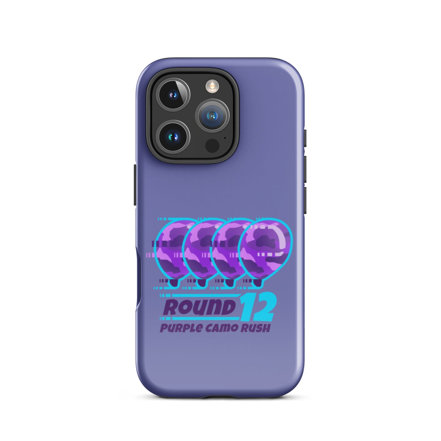 Purple Camo Rush iPhone Case (Tough)