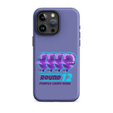 Purple Camo Rush iPhone Case (Tough)