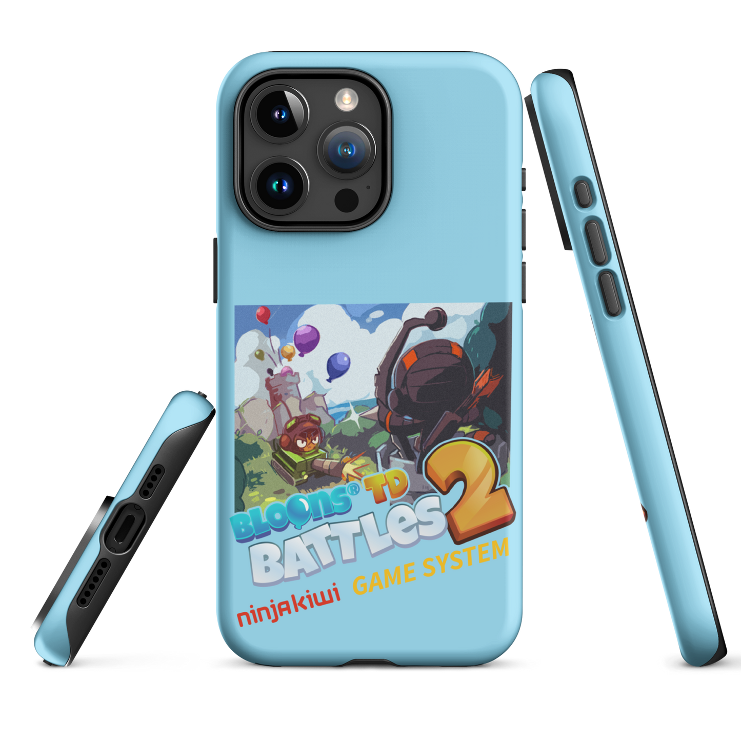 Battles 2 - Ninja Kiwi Game System iPhone® Case (Tough)