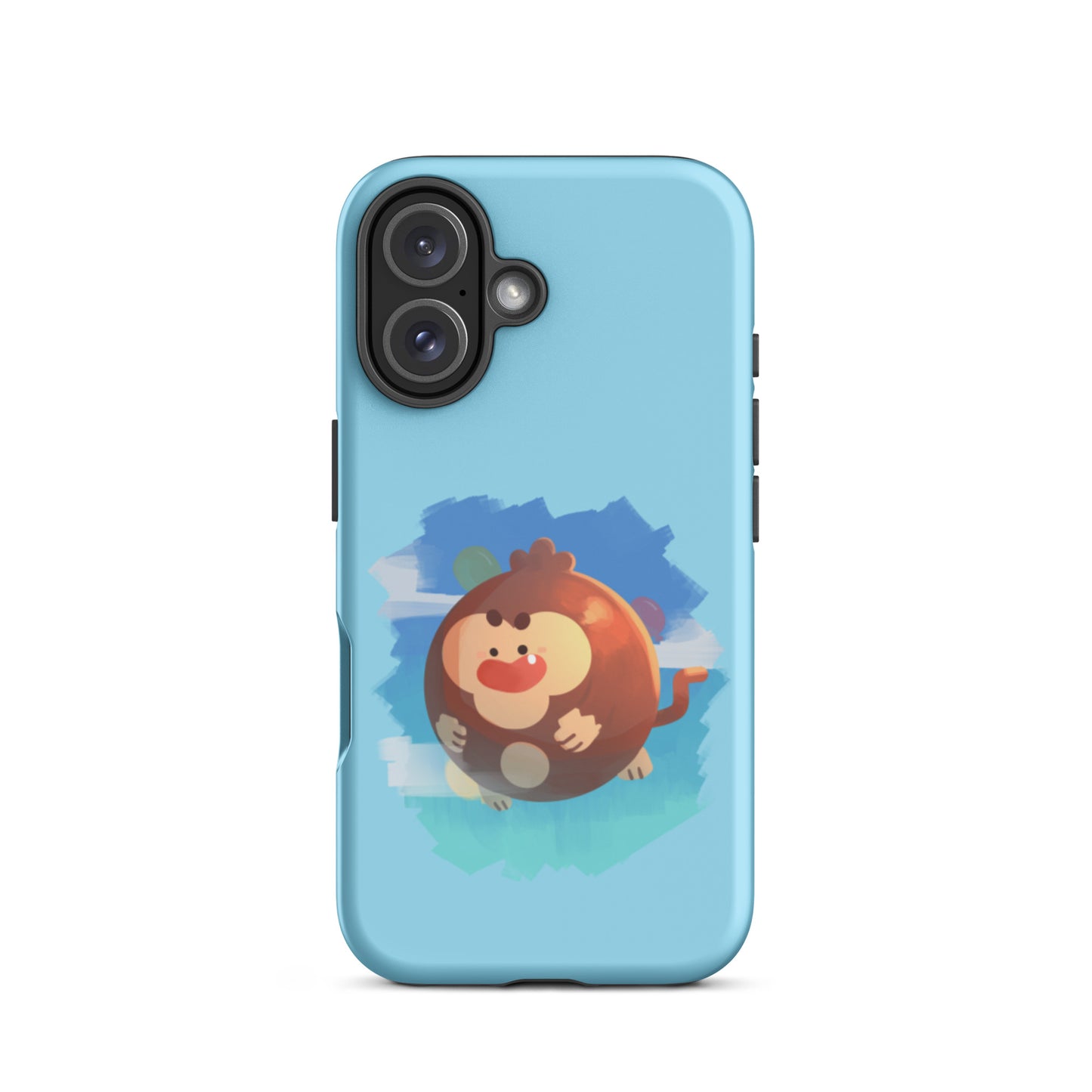 Round Monkey iPhone Case (Tough)