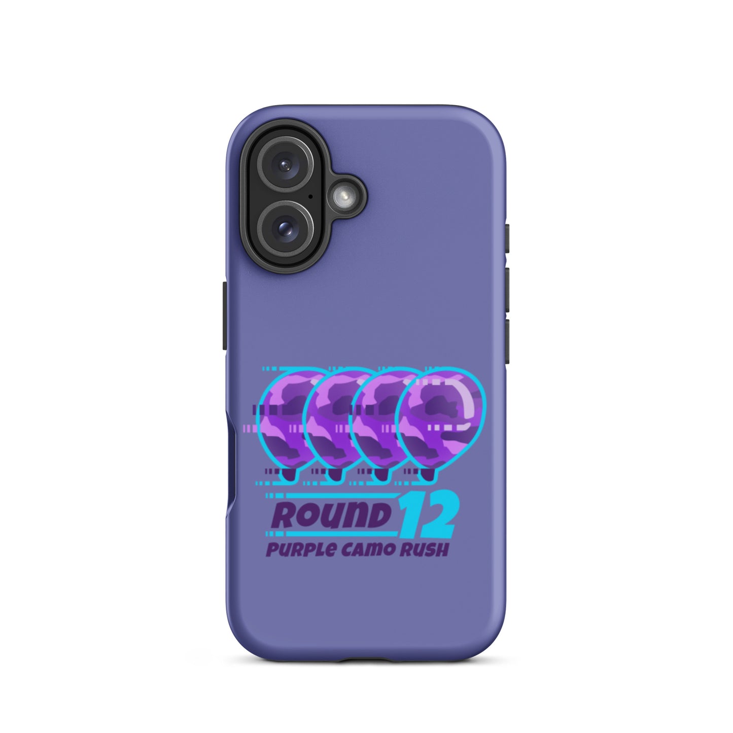 Purple Camo Rush iPhone Case (Tough)