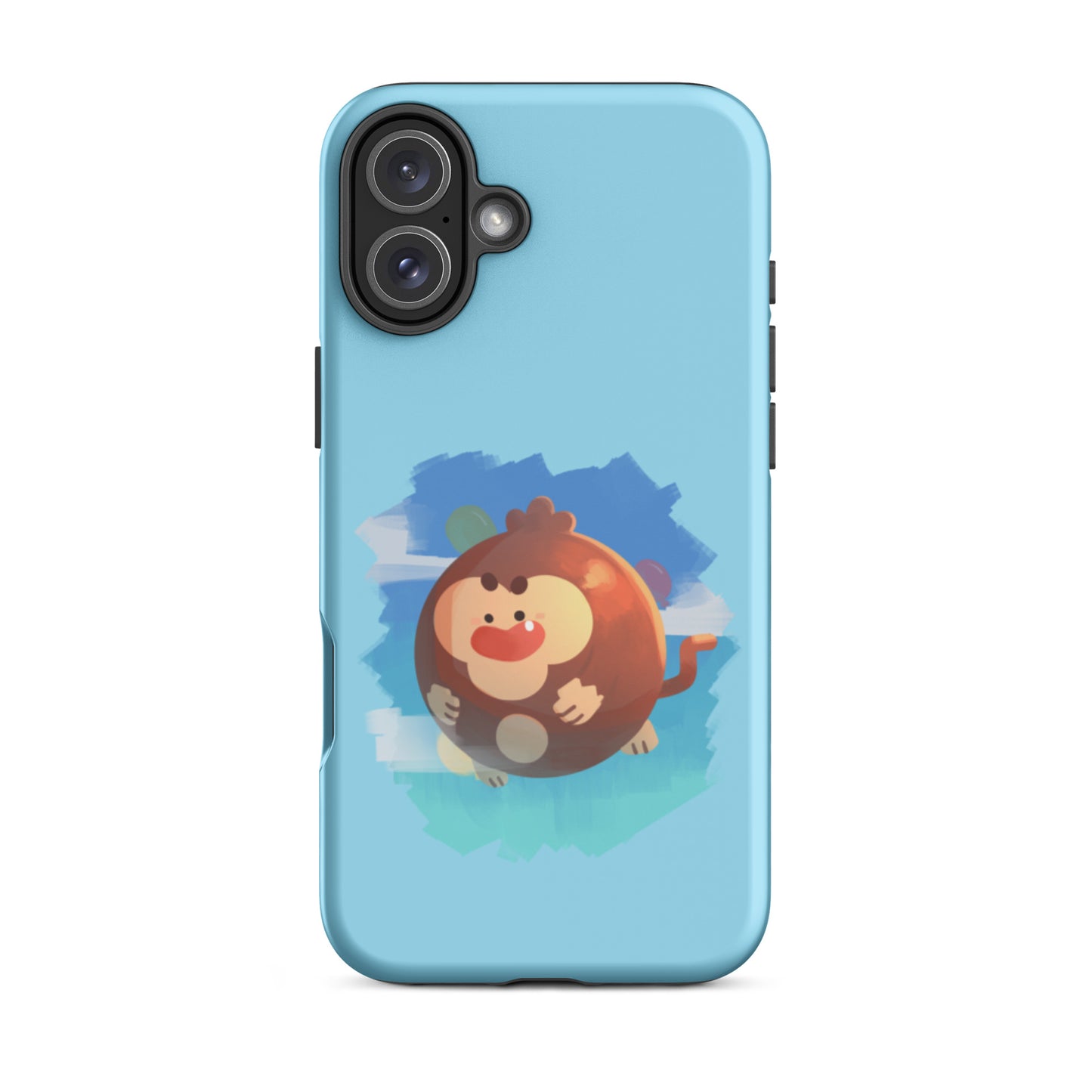 Round Monkey iPhone Case (Tough)