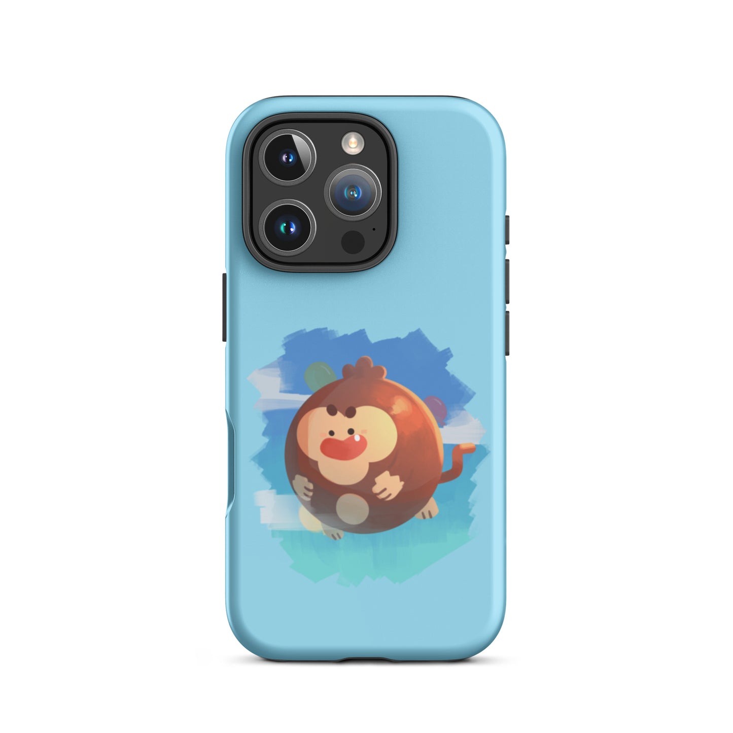 Round Monkey iPhone Case (Tough)