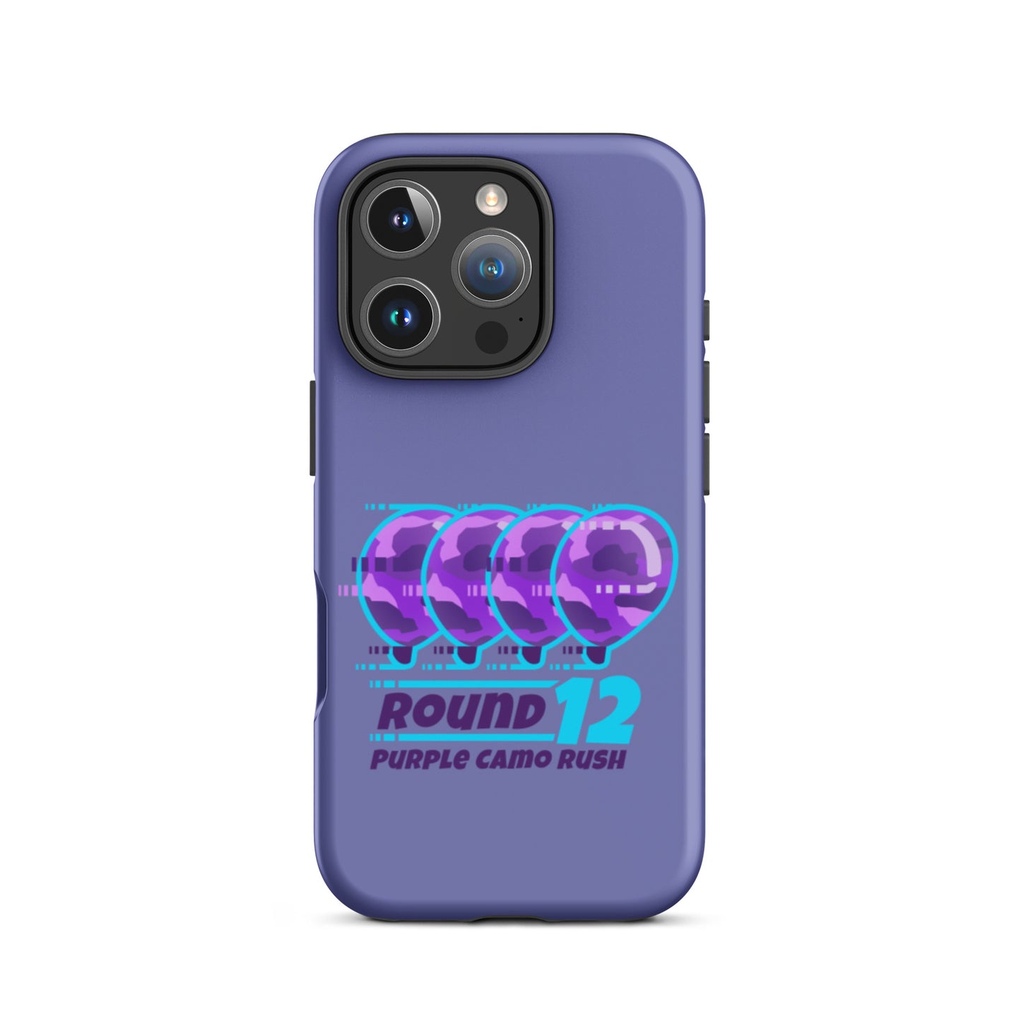 Purple Camo Rush iPhone Case (Tough)