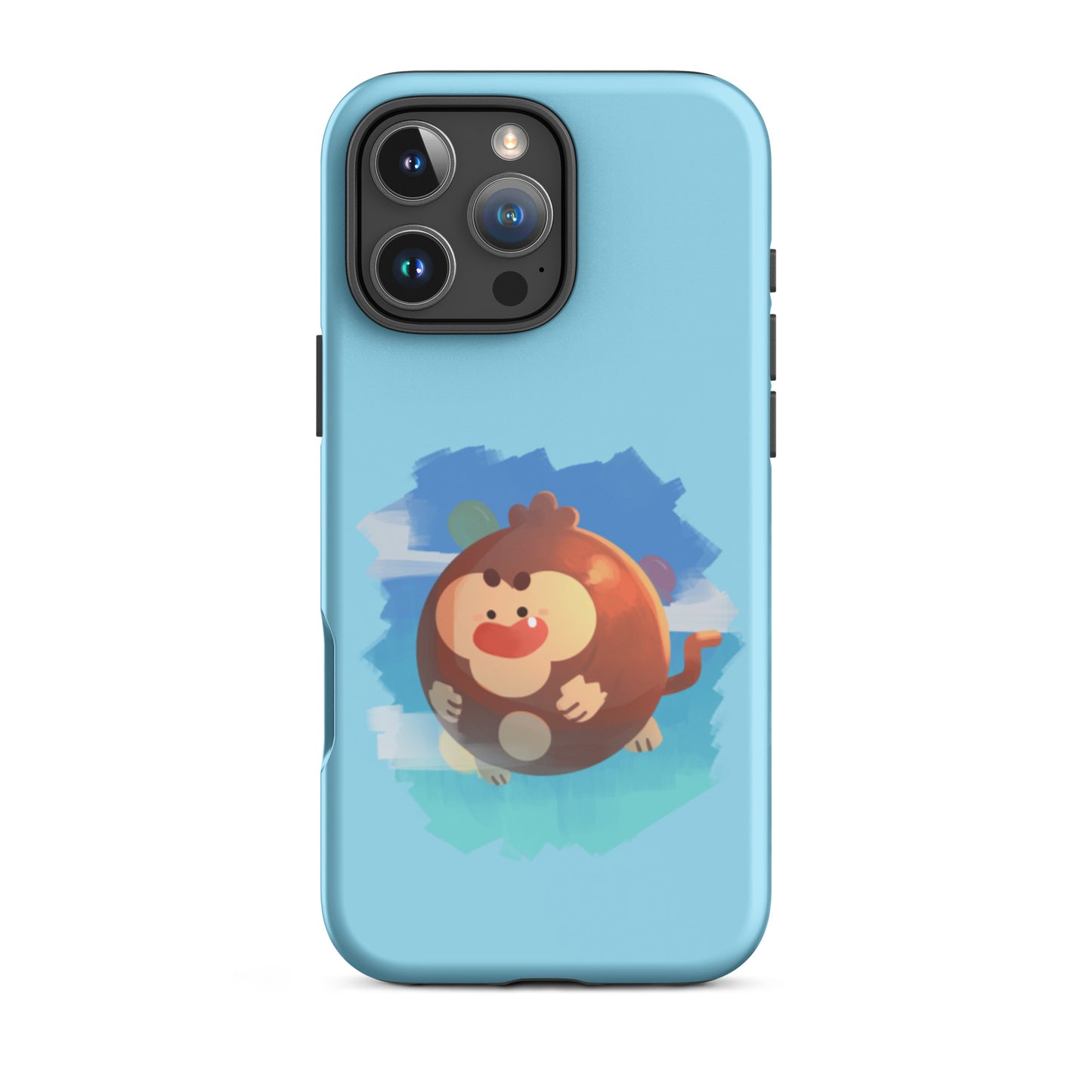 Round Monkey iPhone Case (Tough)