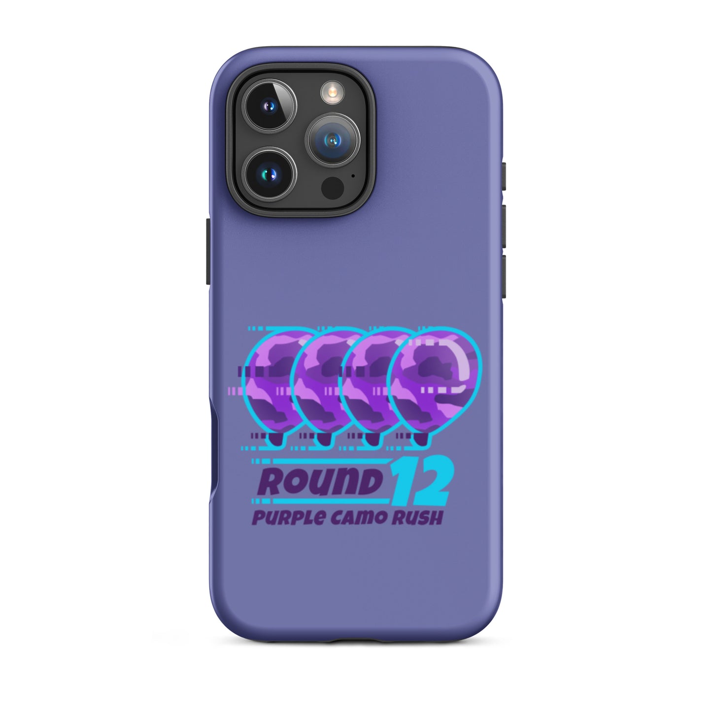 Purple Camo Rush iPhone Case (Tough)