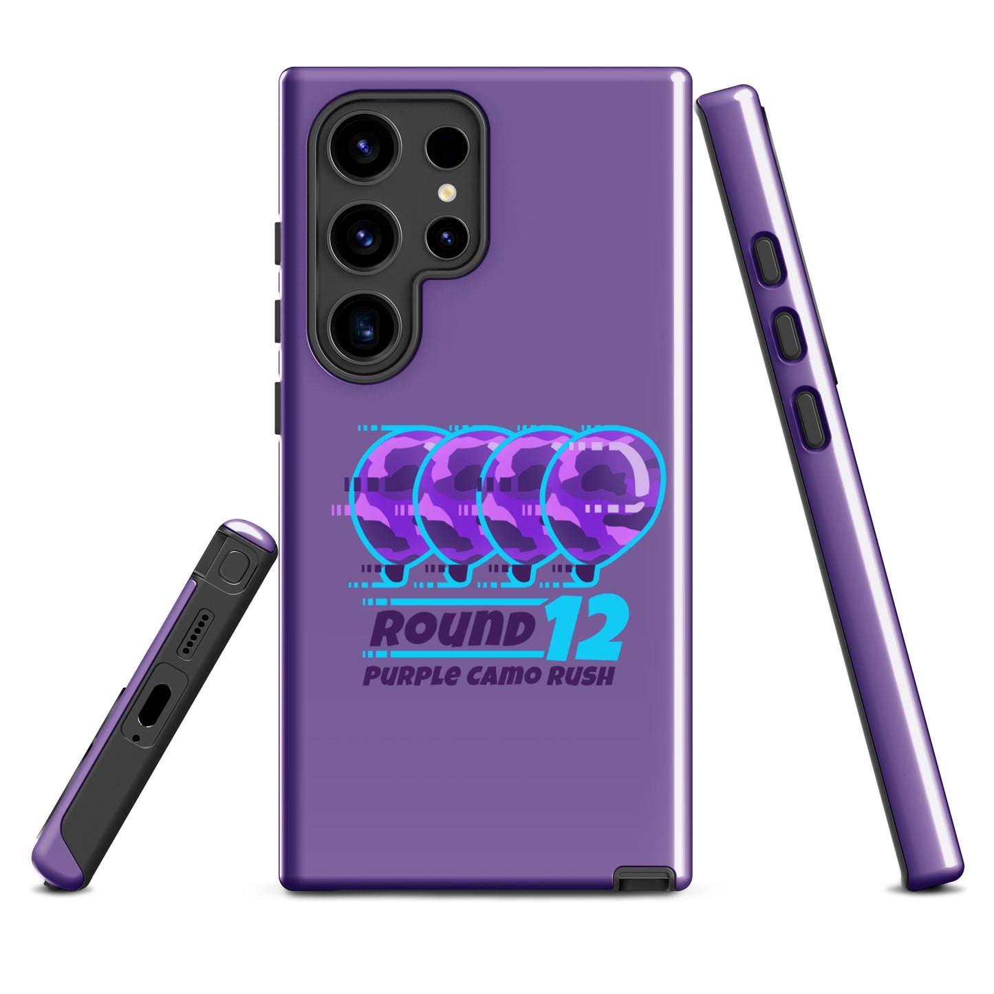 Purple Camo Rush Samsung® Case (Tough)