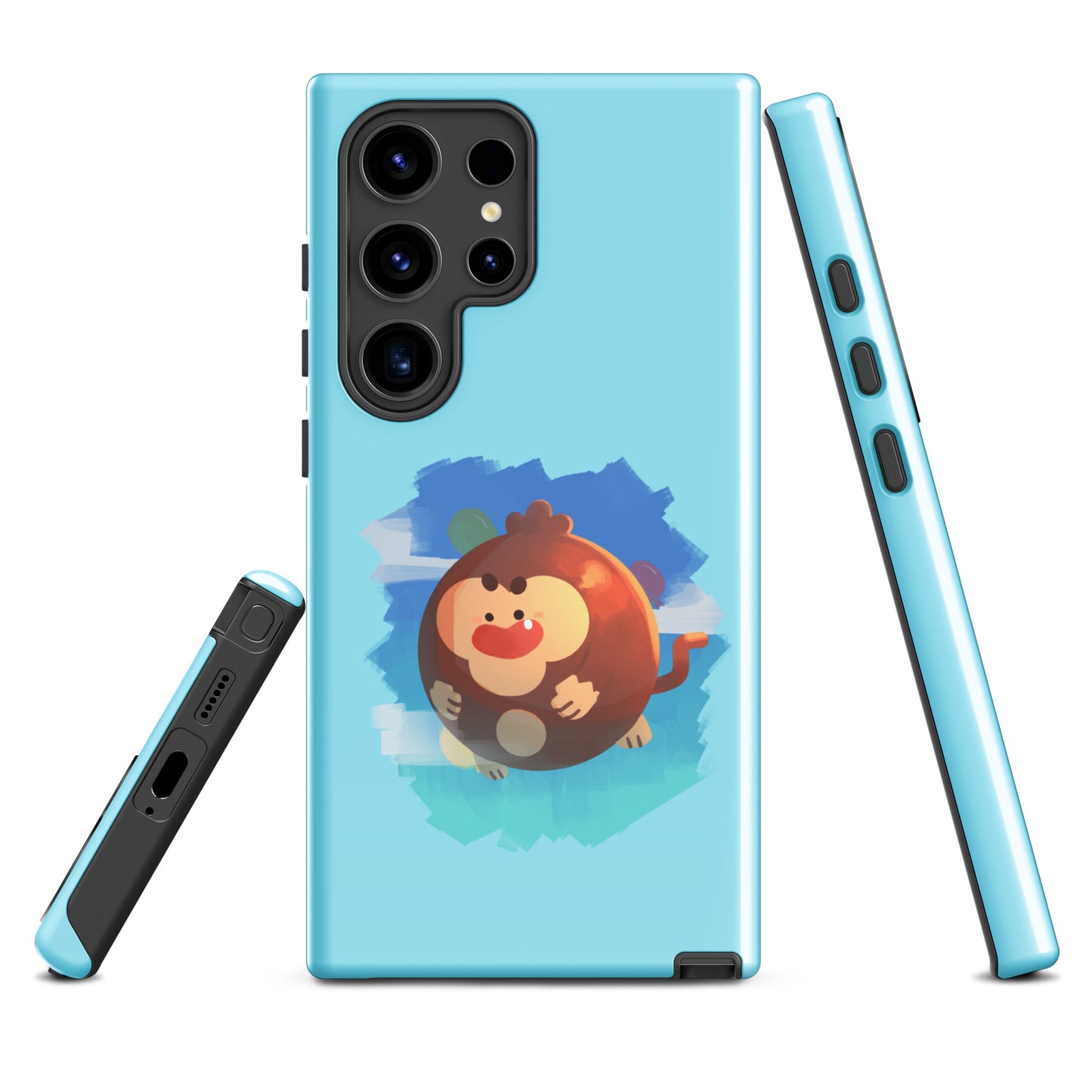 Round Monkey Samsung® Case (Tough)