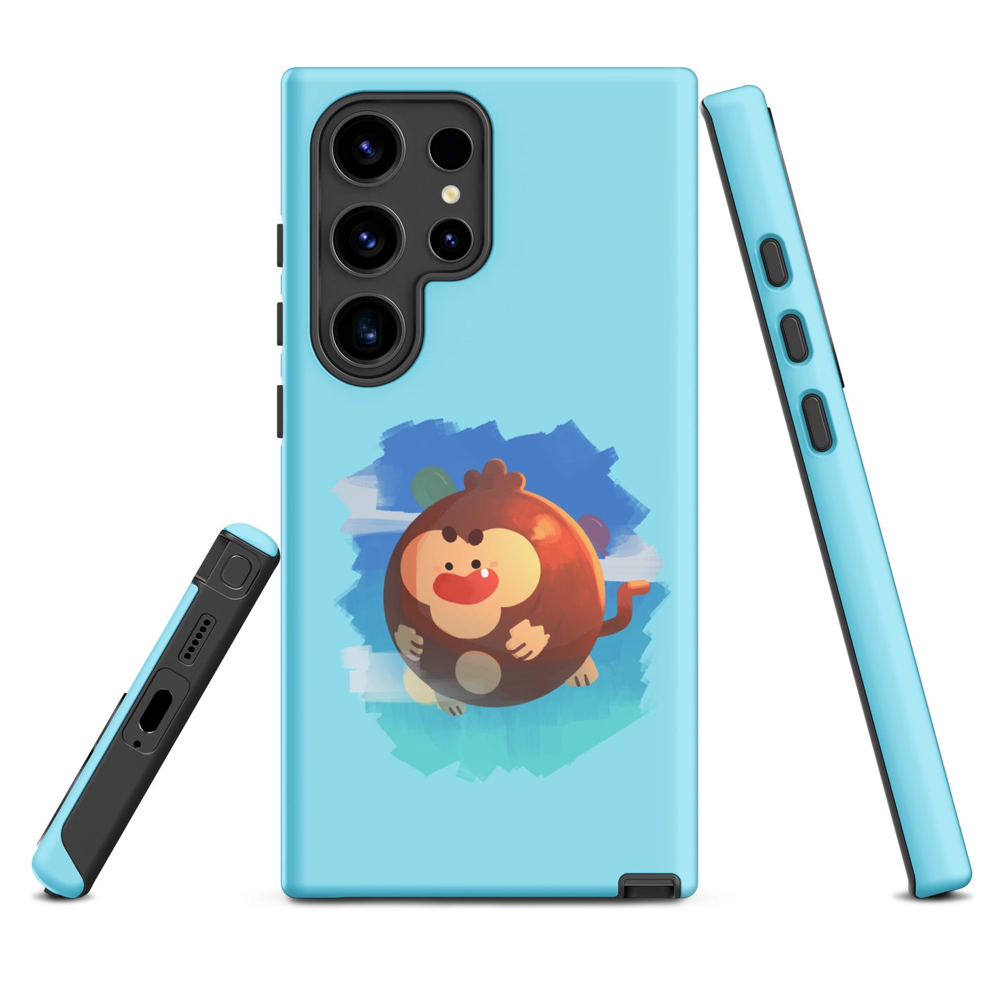 Round Monkey Samsung® Case (Tough)